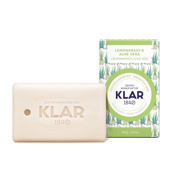 Klar Seifen — Σαμπουάν Λεμονόχορτο & Αλόη Βέρα 100g