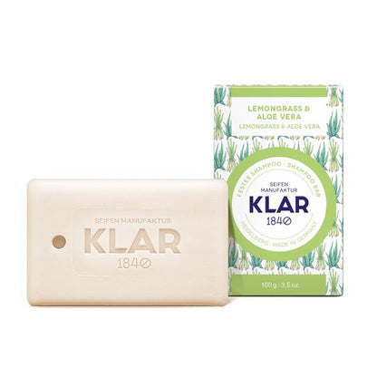 Klar Seifen — Σαμπουάν Λεμονόχορτο & Αλόη Βέρα 100g