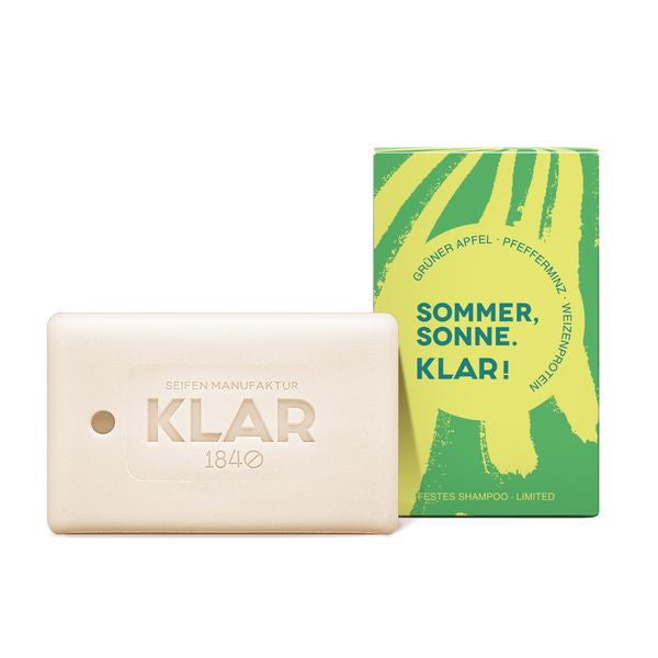 Klar Seifen — Σαμπουάν Πράσινο Μήλο & Μέντα 100g | Limited Edition