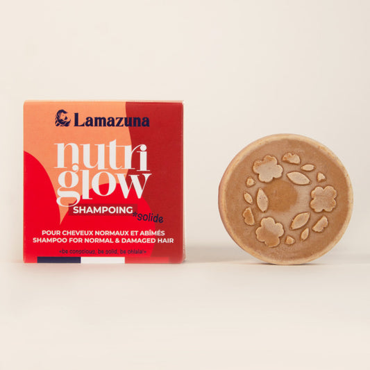 Lamazuna Nutriglow — Στερεό Σαμπουάν με Abyssinian έλαιο 75g